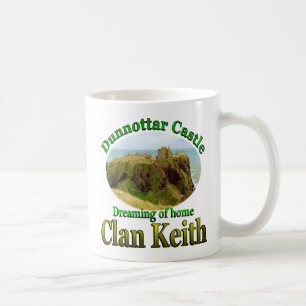 KlanKeith drömma av det hem- Dunnottar slottet Kaffemugg