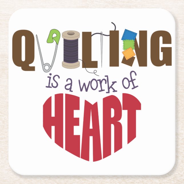 Klänkning Underlägg Papper Kvadrat (Framsidan)