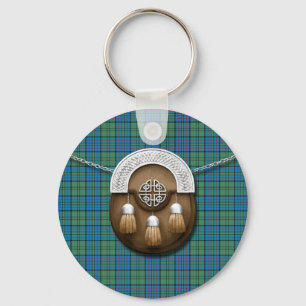 KlanLockhart Tartan och Sporran Nyckelring