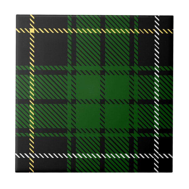 KlanMacAlpine Tartan Kakelplatta (Framsidan)