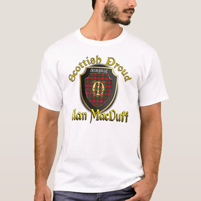 KlanMacDuff skotska stolt skjortor T Shirt (Framsida)
