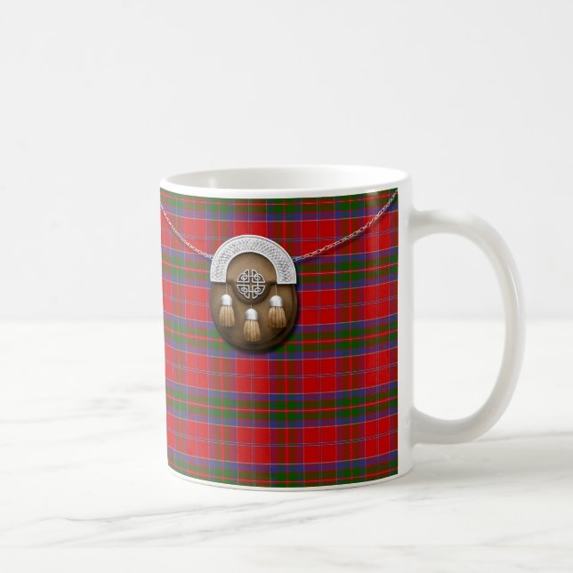 KlanMacGillivray Tartan och Sporran Kaffemugg (Höger)