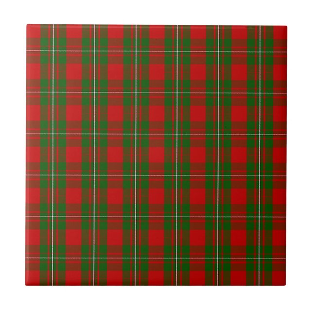 KlanMacGregor Tartan Kakelplatta (Framsidan)