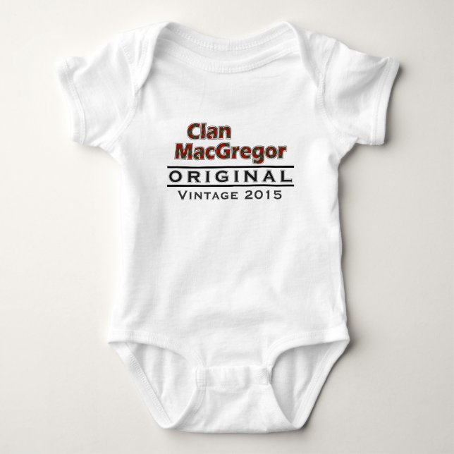 KlanMacGregor vintage skräddarsy din Birthyear Tröja (Framsida)