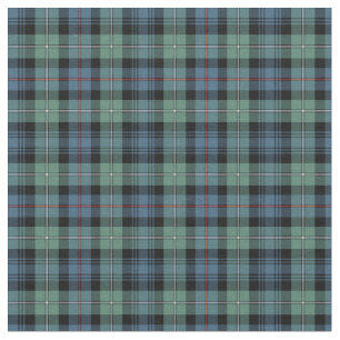 KlanMackenzie forntida Tartan Tyg