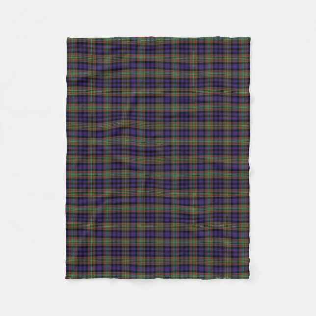 KlanMacLellan Tartan Fleecefilt (Framsidan)