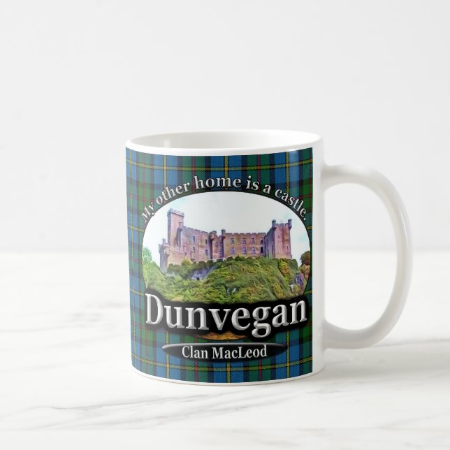 KlanMacLeod Dunvegan slott Skottland Kaffemugg (Höger)