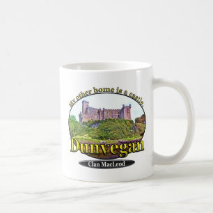 KlanMacLeod Dunvegan slott Skottland Kaffemugg
