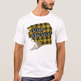KlanMacLeod målar den skotska tartanen skjortan Tröja