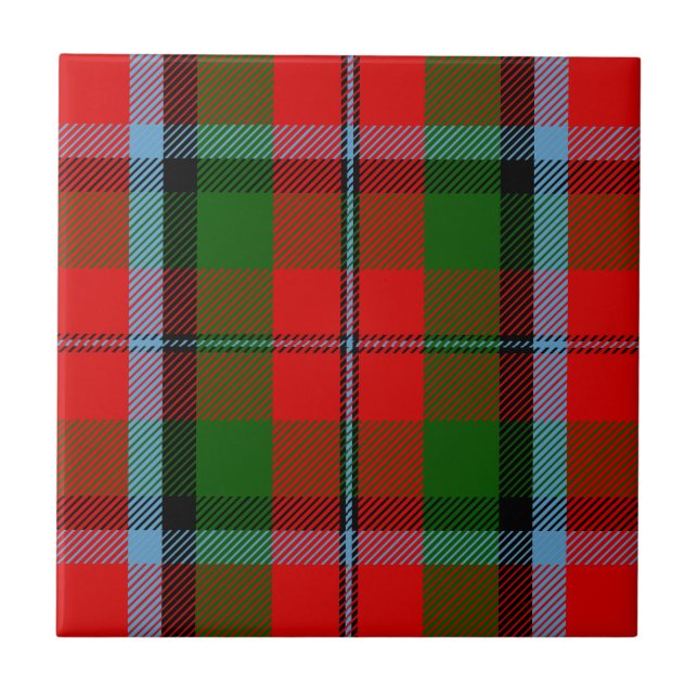 KlanMacNaughton Tartan Kakelplatta (Framsidan)