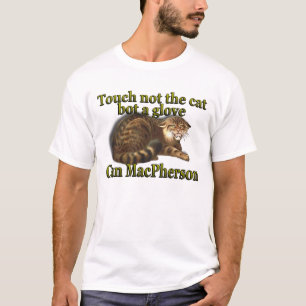 KlanMacPherson handlag inte kattboten en handske T-shirt