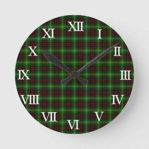 KlanMartin Tartan Rund Klocka