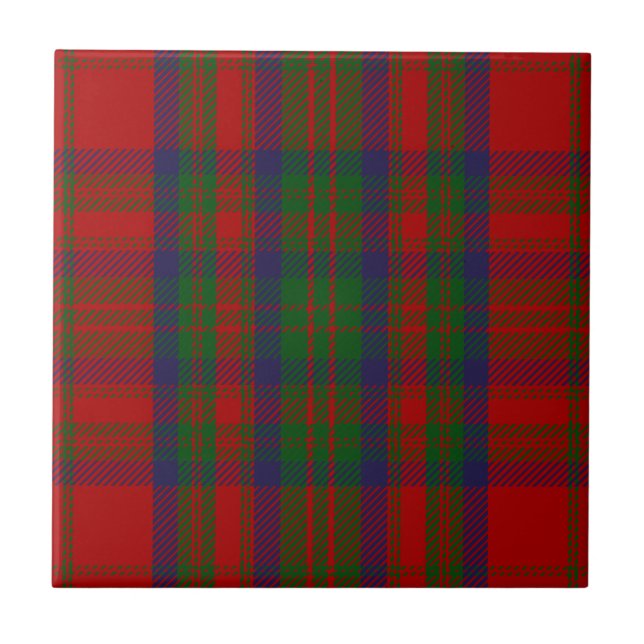 KlanMatheson Tartan Kakelplatta (Framsidan)