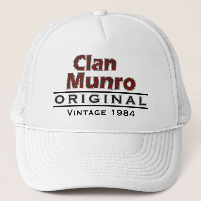 KlanMunro vintage skräddarsy din Birthyear Keps (Framsida)
