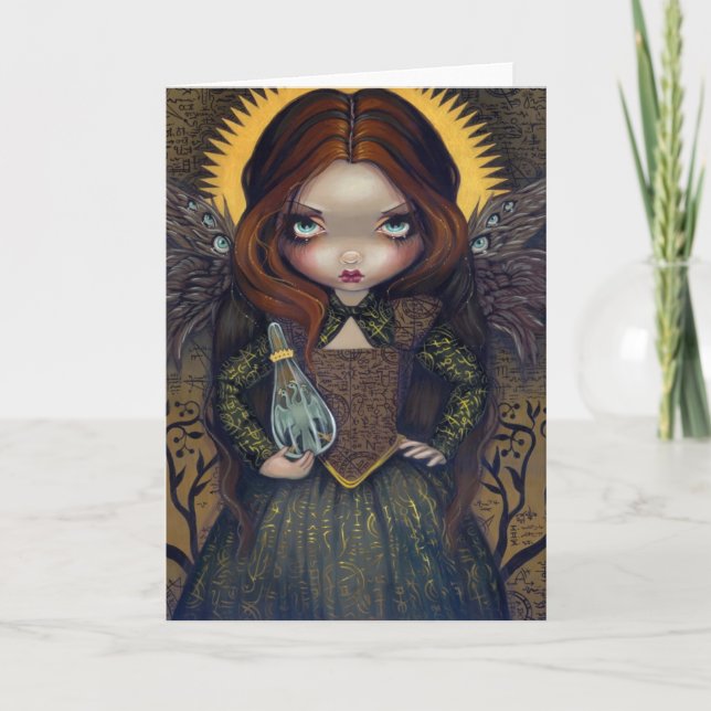 "Klänning av alkemi" hälsningkort Kort (Framsida)