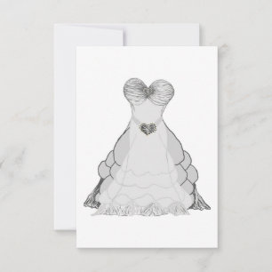Klänning ballgown inbjudan
