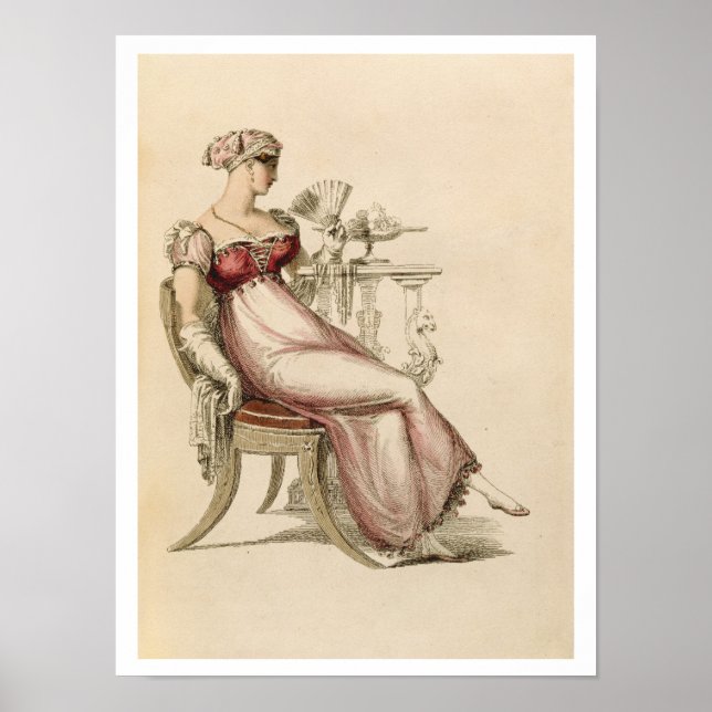 Klänning eller boll, mode-platta från Ack Poster (Framsidan)