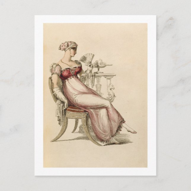 Klänning eller boll, mode-platta från Ack Vykort (Framsida)