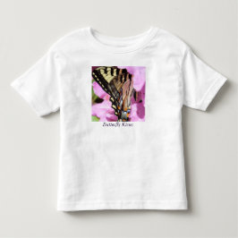 Klänning för fjärilskysssmåbarn t-shirt