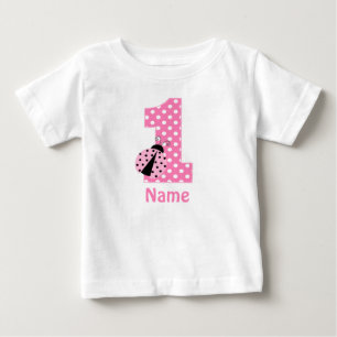 Klänning för personlig för nyckelpiga för tee shirt