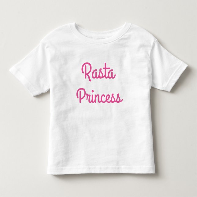 Klänning för Rasta Princessflickor Tee (Framsida)