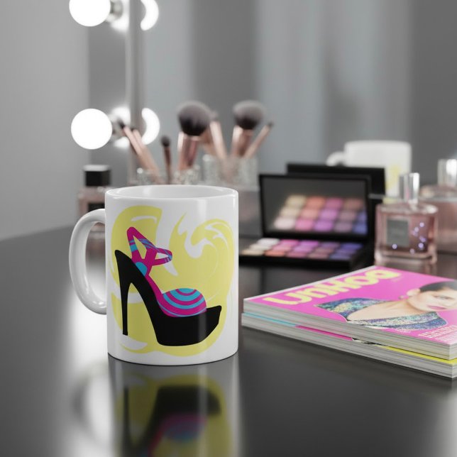 Klänning Högklackade Mode Kaffemug Kaffemugg (Skapare uppladdad)