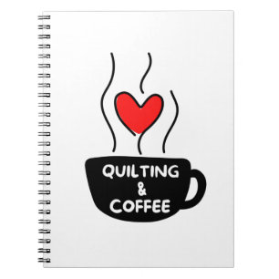 Klänning och kaffe. anteckningsbok