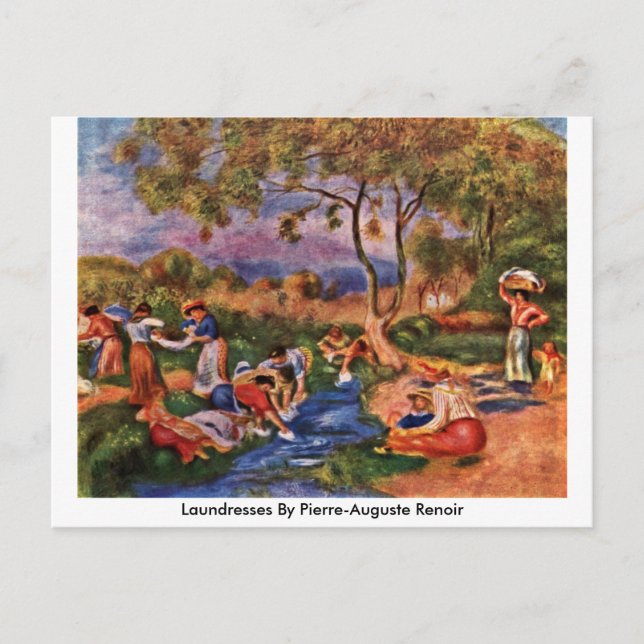 Klänningar av Pierre-Auguste Renoir Vykort (Framsida)