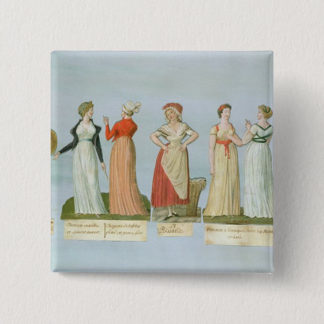 Klänningar och dräkter i mode knapp (Framsida)