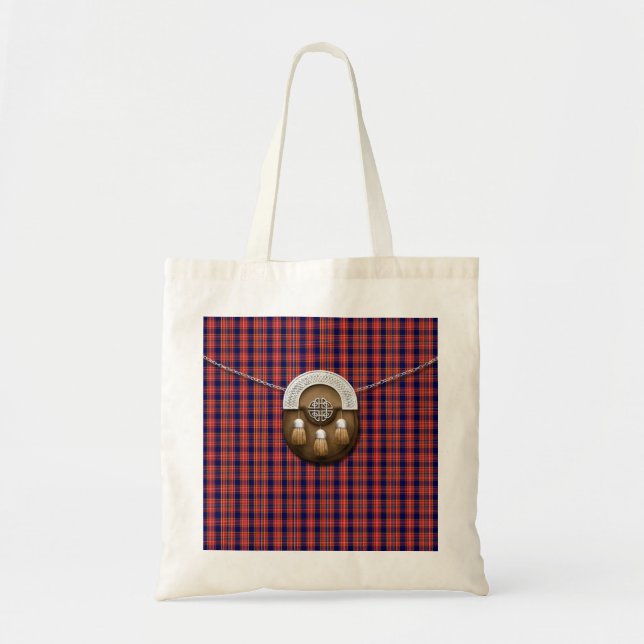 KlanOgilvy Tartan och Sporran Tygkasse (Framsidan)