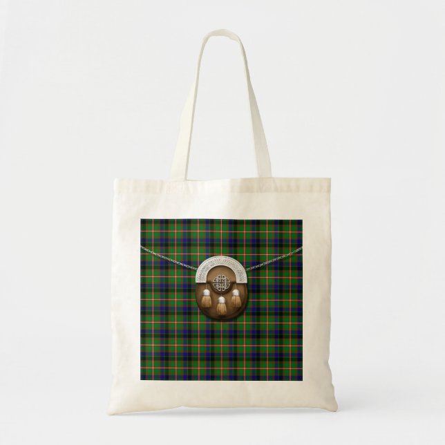 KlanReid Tartan och Sporran Tygkasse (Framsidan)