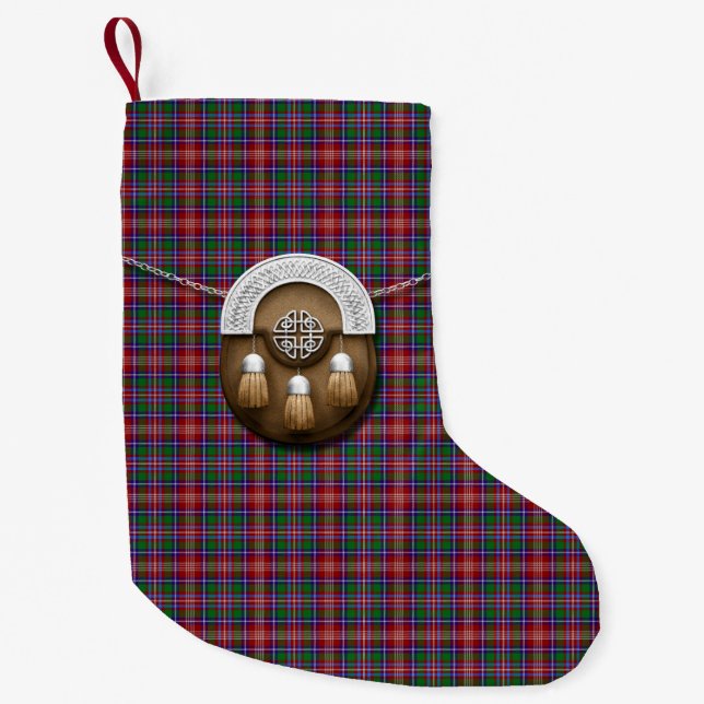 KlanRitchie Tartan Liten Julstrumpa (Framsidan)