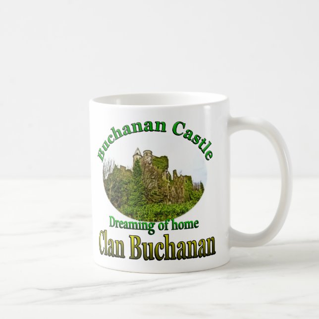 Klans Buchanan drömmer om hemmet Buchanan Castle Kaffemugg (Höger)