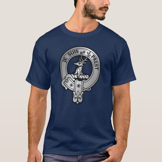 Klans Fraser av Lovat Crest  T Shirt (Framsida)
