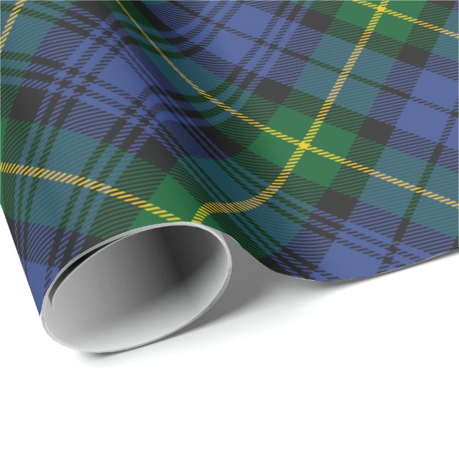 Klans Gordon Tartan Inpackningspapper Presentpapper (Rullad Hörn)