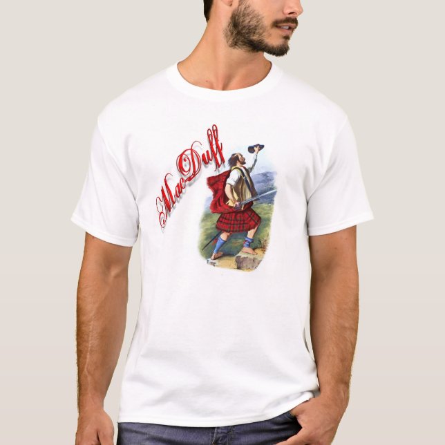 Klans MacDuff skotsk dröm-tröja Tee Shirt (Framsida)
