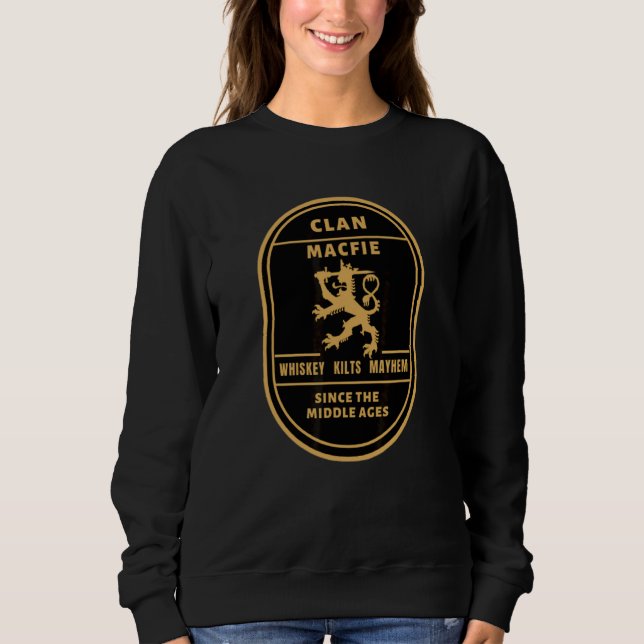 Klans MacFie skotskt ursprung höglandslekar T Shirt (Framsida)