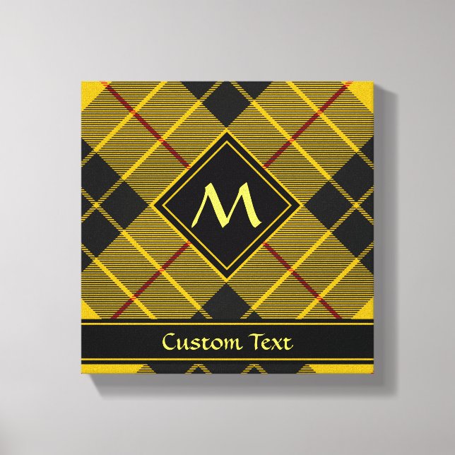 Klans Macleod av Lewis Tartan Canvastryck (Framsida)