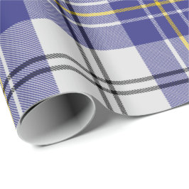 Klans MacPherson blå klänning tartan presentpapper