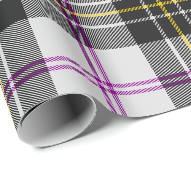 Klans MacPherson klänning tartan inslagspapper Presentpapper (Rullad Hörn)