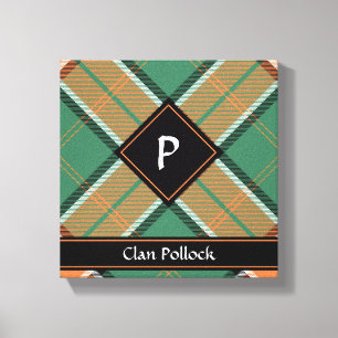 Klans Pollock Tartan Canvastryck