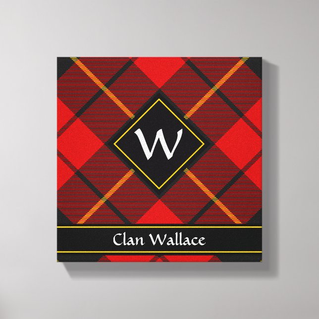 Klans Wallace Tartan Canvastryck (Framsida)