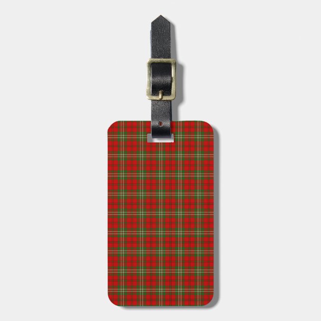 KlanScott Tartan Bagagebricka (Vertikal Framsida)