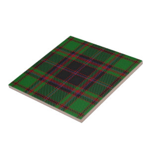 Klansidan Buchan Skotska uttryck Tartan Kakelplatta