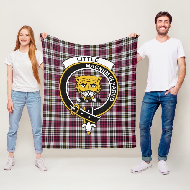 Klanslätt Dress Tartan Rutig Fleecefilt (På plats)