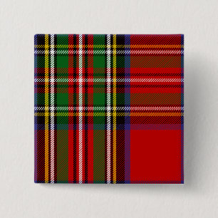 KlanStewart Tartan Knapp