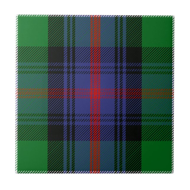 KlanSutherland Tartan Kakelplatta (Framsidan)