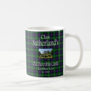 KlanSutherlands gammalt kaffe Co. för Dunrobin Kaffemugg