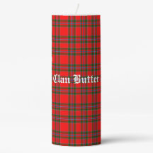 Klansymbol Butter Tartan och anpassad text