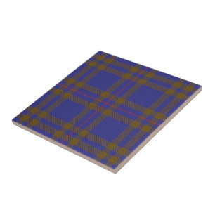Klansymbolen Elliot Elliott Skotska uttryck Tartan Kakelplatta